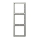 Jung CD range afdekraam cd500 3-voudig Horizontaal en verticaal Grijs RAL 7035 IP21 CD583WULG