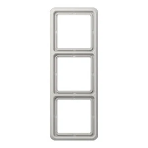 Jung CD range afdekraam cd500 3-voudig Horizontaal en verticaal Grijs RAL 7035 IP21 CD583WULG