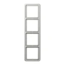 Jung CD range afdekraam cd500 4-voudig Horizontaal en verticaal Grijs RAL 7035 IP21 CD584WULG