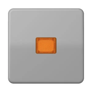 Jung CD range bedieningselement + inzetstukje cd500 enkele wip grijs RAL 7038 CD590KOGR