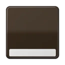 Jung CD range bedieningselement cd500 enkele wip bruin RAL 8022 CD590NABR