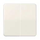 Jung CD range schakelwip serieschakelaar cd500 tweedelige wip wit RAL 1013 CD595