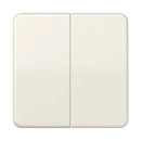 Jung CD range schakelwip serieschakelaar cd500 tweedelige wip wit RAL 1013 CD595