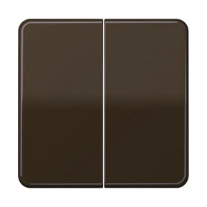 Jung CD range schakelwip serieschakelaar cd500 tweedelige wip bruin RAL 8022 CD595BR