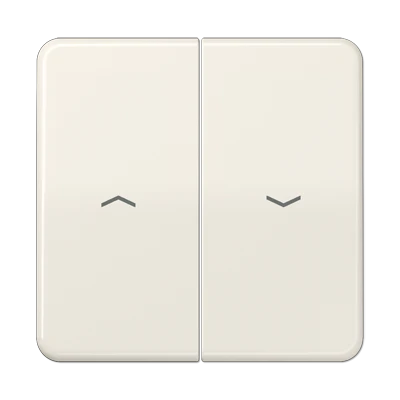 Jung CD range schakelwip serieschakelaar cd500 tweedelige wip wit RAL 1013 CD595P