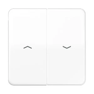 Jung CD range schakelwip serieschakelaar cd500 tweedelige wip wit RAL 9016 CD595PWW