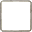 Jung CD range Applicatie-raam edelstaal Kunststof RVS CDP81ES