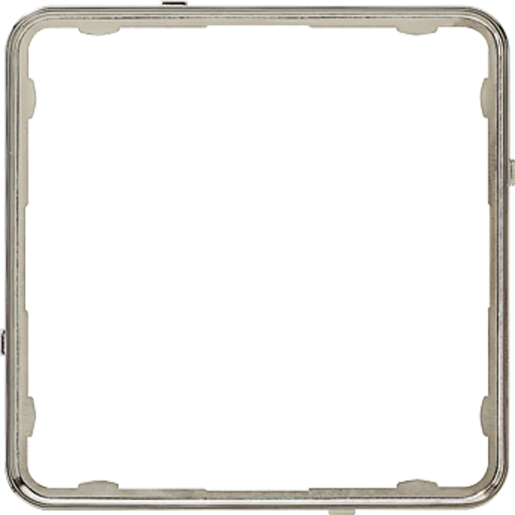 Jung CD range Applicatie-raam edelstaal Kunststof RVS CDP81ES