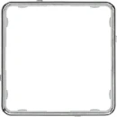 Jung CD range Applicatie-raam Kunststof chroom CDP81GCR