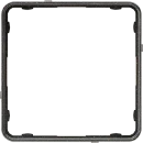 Jung CD range applicatie-raam metallic Kunststof zwart RAL 7021 CDP81SWM