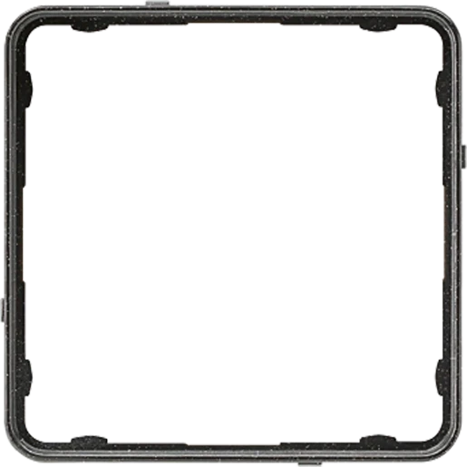 Jung CD range applicatie-raam metallic Kunststof zwart RAL 7021 CDP81SWM