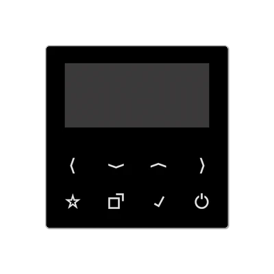 Jung AS/A range display radio bluetooth DAB+ FM ontvanger zwart DABABT-DISPSW