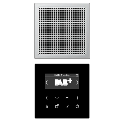 Jung LS range smartradio mono DAB+ FM ontvanger DABAL1