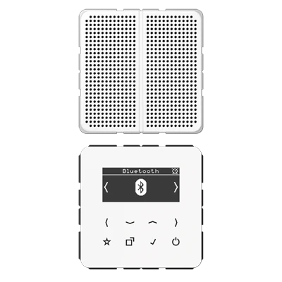 Jung CD range smartradio mono & bluetooth cd500 alpine wit DAB+ FM ontvanger wit DABCD1BTWW