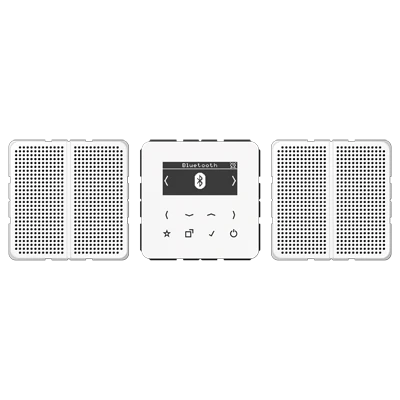 Jung CD range smartradio stereo + bluetooth cd500 alpine wit DAB+ FM ontvanger wit DABCD2BTWW