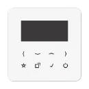 Jung CD range display radio cd500 alpine wit DAB+ FM ontvanger wit DABCD-DISPWW