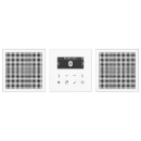 Jung LS range smartradio stereo + bluetooth ls990 alpine wit DAB+ FM ontvanger wit DABLS2BTWW