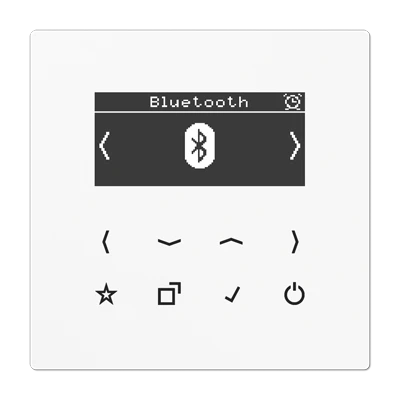 Jung LS range smartradio bluetooth ls990 alpine wit DAB+ FM ontvanger wit DABLSBTWW