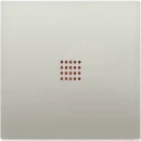 Jung LS range Bedieningselement + inzetstukje enkele wip RVS ES2990KO2