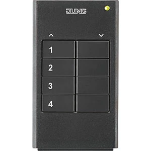 Jung KNX handzender 4-kanalen Antraciet HS4RF
