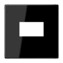 Jung LS range afdekking usb-laadcontactdoos ls990 centraalplaat zwart RAL 9005 LS1969USBSW