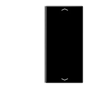 Jung LS range tastafdekking knx enkele drukker zwart RAL 9005 LS402TSAPSW