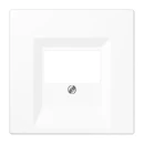 Jung LS range centraalplaat ls990 TAE 1 connector Zonder label wit LS969TWW