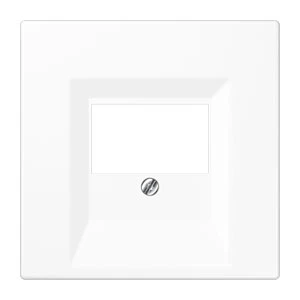 Jung LS range centraalplaat ls990 TAE 1 connector Zonder label wit LS969TWW