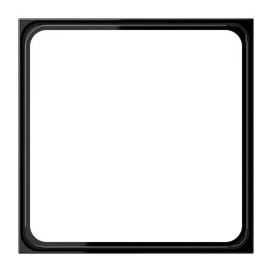 Jung LS range tussenraam ls990 montage cd500 70.5x8.2x70.5mm zwart RAL 9005 LS981ZSW