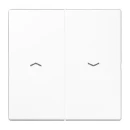 Jung LS range bedieningselement toets ls990 tweedelige wip wit RAL 9016 LS995PWW