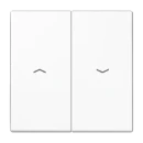 Jung LS range bedieningselement toets ls990 tweedelige wip wit RAL 9016 LS995PWW