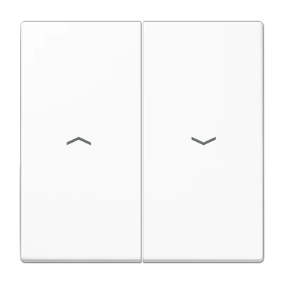 Jung LS range bedieningselement toets ls990 tweedelige wip wit RAL 9016 LS995PWW