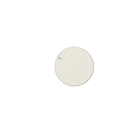 Jung draaiknop wit voor thermische afdekking MSTR231