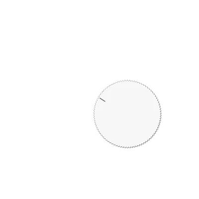 Jung draaiknop alpine wit voor thermische afdekking MSTR231WW