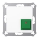 Jung AS range Miva uitschakelknop 55x55mm wit IP20 NRSAS0834ATWW