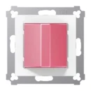 Jung AS range lichtsignaal a(s)500 kamerlamp/zoemer 55x55mm wit IP20 NRSAS0834RMWW