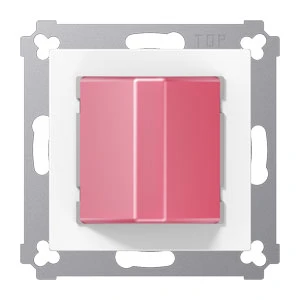 Jung AS range lichtsignaal a(s)500 kamerlamp/zoemer 55x55mm wit IP20 NRSAS0834RMWW