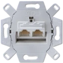 Jung Aansluitdoos 2x8-polig Cat6 Basiselement 2 connectoren UAE8-8UPOK6