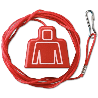 Jung NaV Bedieningselement trekkoord rood RAL 3003 ZS-34KO5S