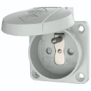 Mennekes Schuko wandcontactdoos inbouw pe ki 50 x 50 mm 230V 16A IP44 grijs 11180