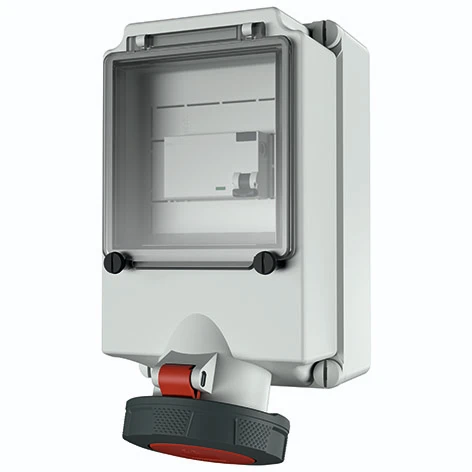 Mennekes WCD 63A5P 6H400V IP67 v.v. aardlek