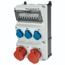 Mennekes AMAXX contactdoos combinatie 3 modules