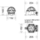 Schuch EX armatuur explosieveilig 6500K 11W 224x152mm 931200001