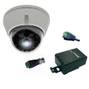 Comelit VANDALDOME KLEUR CAMERA 4-9MM coax aluminium Opbouw montage wit 406005