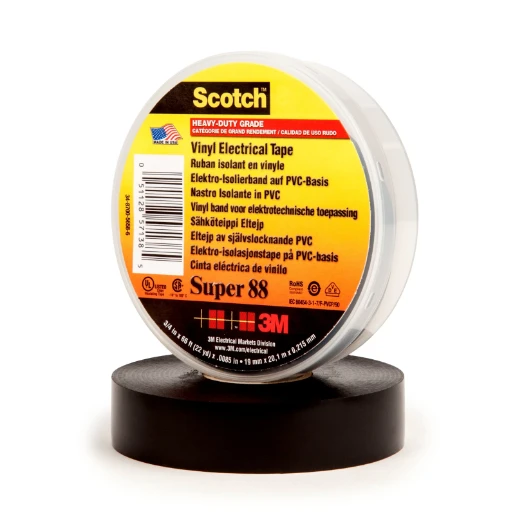 3M Scotch vinyl zelffuserende tape 19mmx20m pvc zwart 80610833867