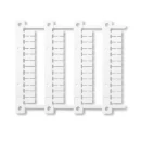 Finder 09 codeerplaat bedrukken thermische printer 48x Benamingsplaatje 060.48