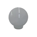 Corodex schroefkogel bol glas naadloos opaal Glas 130mm Ø150mm Wit 290760136