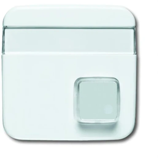 ABB Busch-Jaeger Reflex SI Infoline infoline centraalplaat impulsdrukker aan / uit enkele drukker wit RAL 9010 2CKA001582A0345