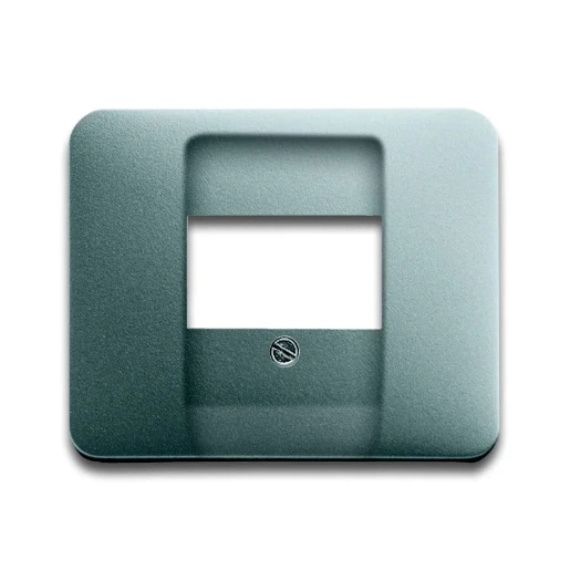 ABB Busch-Jaeger Alpha Centraalplaat TAE Luidsprekeraansluiting Basiselement met centrale afdekplaat Zonder label titanium 2CKA001710A3336