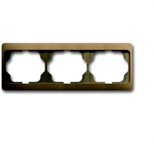 ABB Busch-Jaeger Alpha Afdekraam hoekig 3-voudig Horizontaal Brons IP20 2CKA001754A4385